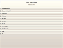 Tablet Screenshot of miller-funeralhome.com